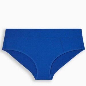 NWT Torrid Blue Active Microfiber Mid-Rise Hipster Panty Size 00 = 10 = M/L